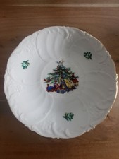 Johann Seltmann Vohenstrauss Porzellan Weihnachtsteller