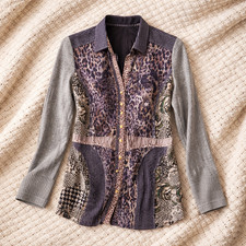 Vintage Style Damen Jacke