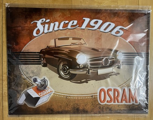 Blechschild osram - blechschild,