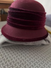 Damen Hut Glocke Glockenhut  Wolle