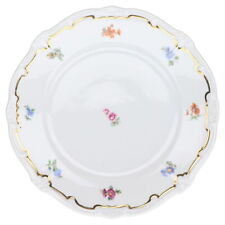 Kuchenteller Weimar Porzellan Katharina Streublume mit Goldlinie