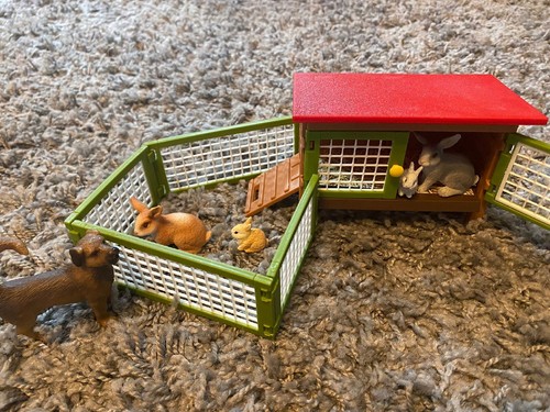 Schleich kaninchenstall mit - schleich,