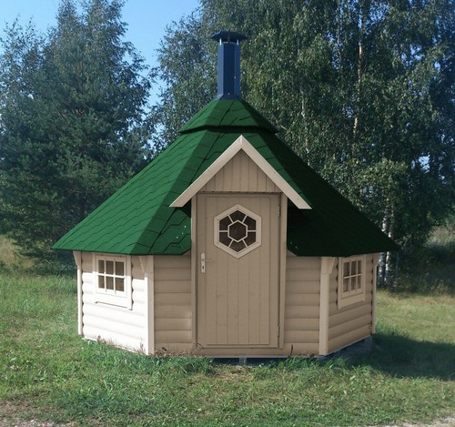 Grillkota mit grillanlage - grillkota,