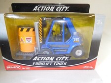 ++ 1:16 REALTOY ACTION CITY Pullback Rückzug Gabelstapler Fork Lift NEU OVP