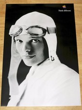 APPLE THINK DIFFERENT POSTER - AMELIA EARHART / 24 x 36 by STEVE JOBS 61 x 91 CM