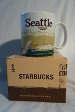 Starbucks Seattle Icon Mug Version 2 (Ferry) Tasse USA incl. SKU Sticker