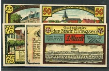 Eldagsen 5 Scheine Notgeld