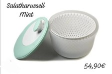 Tupperware Salatkarussell Salatschleuder neu mint Tupper Salat Schüssel Sieb