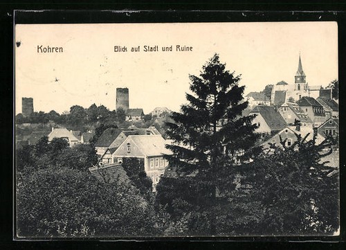 Kohren ortsansicht mit - kohren,,