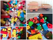 Großes paket holzspielzeug - paket,