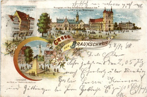 Gruss aus braunschweig litho - -,