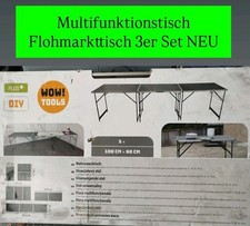 Multifunktionstisch Flohmarkttisch Tapeziertisch Arbeitstisch WOW TOOL*SNEU/OVP*
