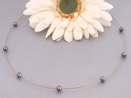 Echtes perlen collier kette - echtes,