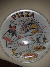 pizzateller, geschirr, küche, deko, bunt, italienisch, keramik