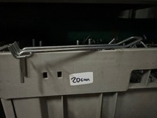 Haken Doppelhaken L20cm Rückwand Rundloch Lochwand Eurolochung Tego Regal