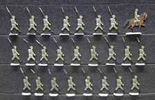 25 Zinnfiguren Wehrmacht