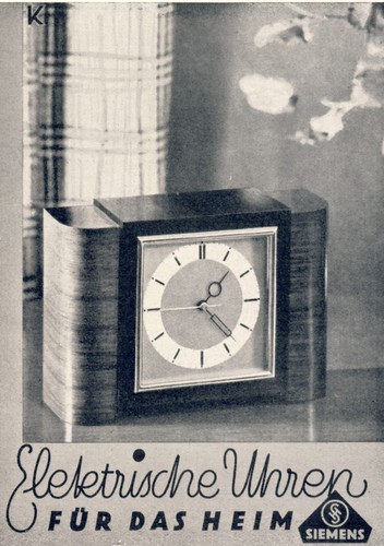 Elektrische uhr siemens - uhr,