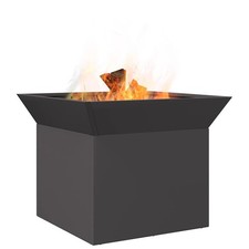Kubische feuerstelle - feuerstelle, im