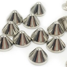 50 Stück Spitznieten 6mm ZINK