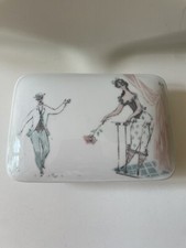Rosenthal Handmalerei Lis Müller Galanterie Romeo Und Julia Deckeldose 50er