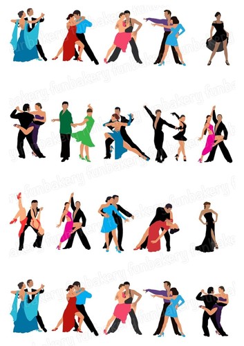 Tanz dance paar tortenbild - dance,