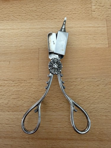 Antike dochtschere 925 835 - antike, 925/835