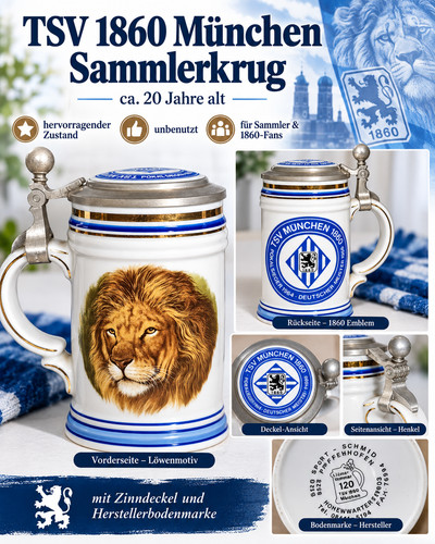 Tsv 1860 münchen - 1860, sammlerkrug