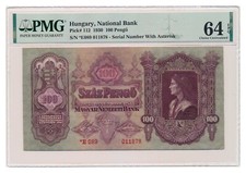UNGARN Banknote 100 Pengo 1930