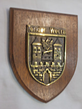Tender Werra A 514 Kiel Versorgungsschiff Marine Wappen Abzeichen Holz - Sammler