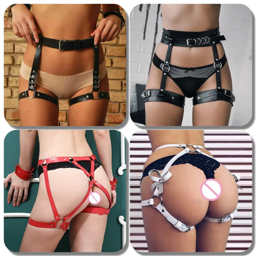 Bein leder körper - po, harness