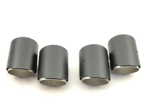 Carbon matt auspuffblenden - carbon,