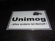 Schild UNIMOG  290 x 180 mm