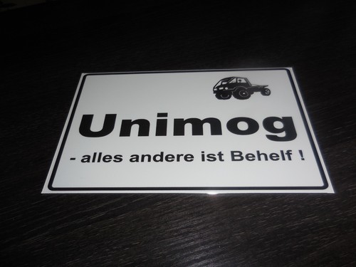 Schild unimog 290 180 - ,