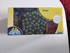 SOLAR /Mini GLOBE Lichterkette 48 Lichter 13 Meter Lang