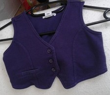 Weste, lila, Gr.110/116