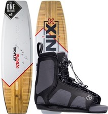 RONIX Wakeboard Set Wakeboardbindung ATMOS SPINE FLEX THE ONE EDITION black