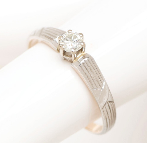Brillantring karat 585 gold - brillantring, 14