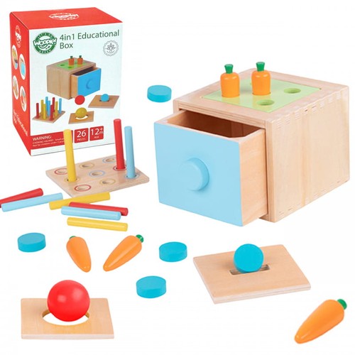 Sortierbox aus holz - aus,