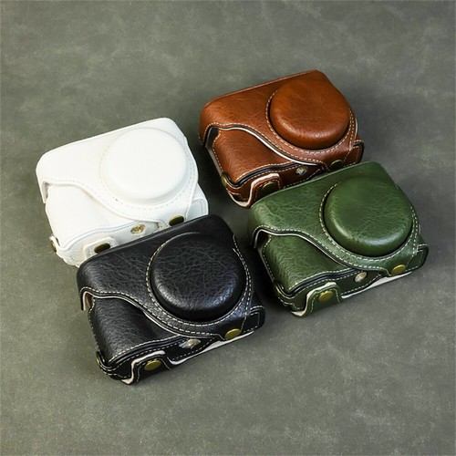 Leder kameratasche - pu-leder,