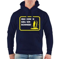 Herren Kapuzenpullover Ski
