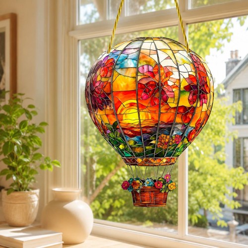 Acryl heißluftballon - acryl,