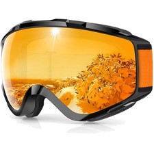 Skibrille Snowboard Brille mit OTG UV-Schutz Anti Fog für Herren Damen
