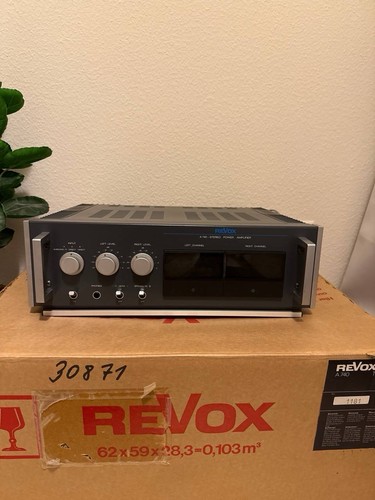 Revox a750 power amplifier - revox,