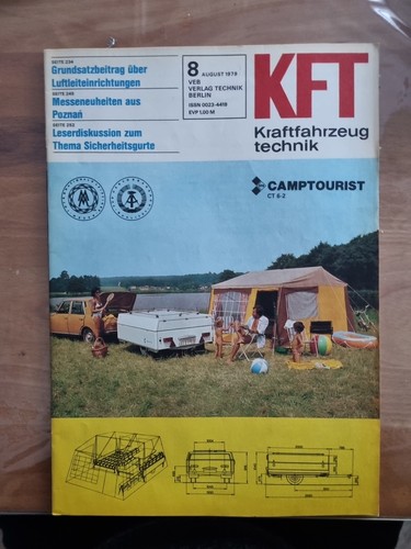 Kft kraftfahrzeugtechnik 79 - kraftfahrzeugtechnik, 8/79