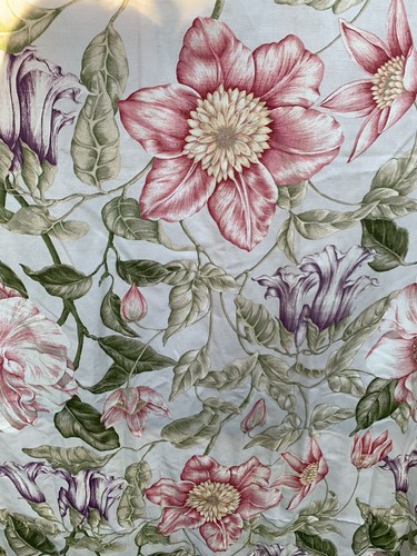 Sanderson floral linen - linen?, stoff