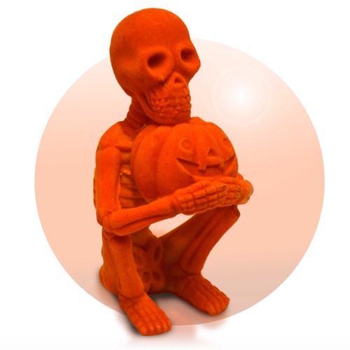 Skelett halloween deko figur - skelett,