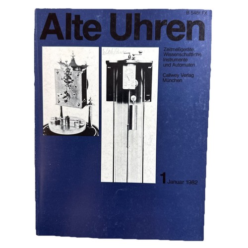 Alte uhren zeitschrift - uhren,