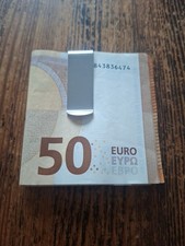 2x Geldklammer Edelstahl Clip