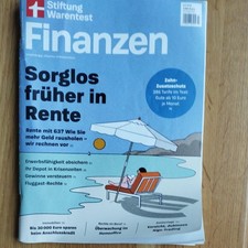 Stiftung Warentest Finanzen, Ausgabe Juli 2025, Sorglos früher in Rente 