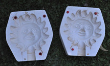 Gießform   für Keramik - Gartenkugel / Stabfigur Sonne - Nr. 19